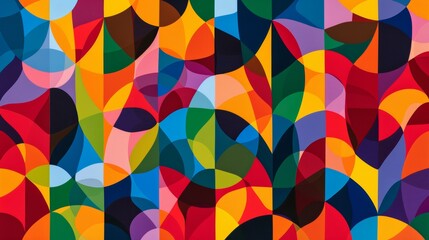 Abstract geometric shapes background for modern and vibrant designs