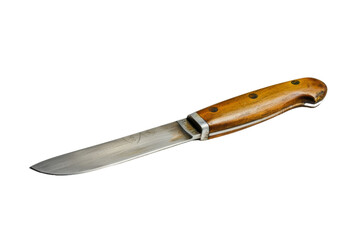 Fototapeta premium Vintage Folding Knife with Wooden Handle