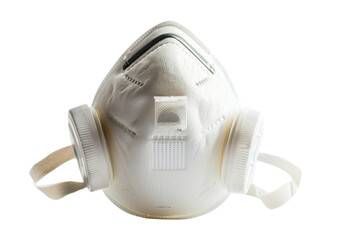 White Respirator Mask with Valve