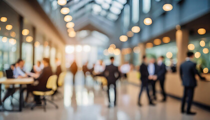 office building exterior with soft lighting, symbolizing modern corporate environment and professionalism