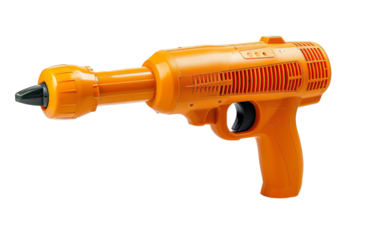 Orange toy drill gun