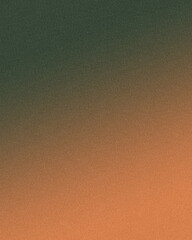 Gradient background with soft grainy texture, dark green to warm orange colors, bannner template backdrop
