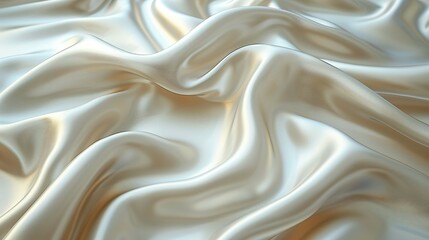 Obraz premium Ivory Silk Elegance: Bedding, Drapery, and Bridal Fashion