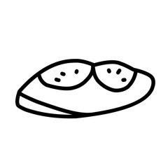 bread outline icon