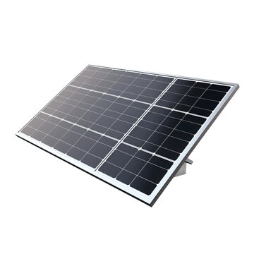 solar pannel isolated on white background