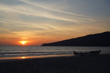 Nascer do sol na Praia dos Ingleses Florianópolis