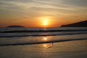 Nascer do sol na Praia dos Ingleses Florianópolis