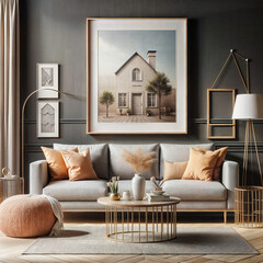 Living room interior design 