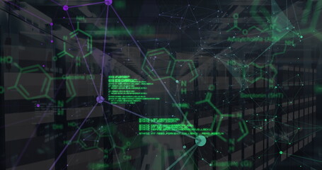 Image of scientific data processing over servers