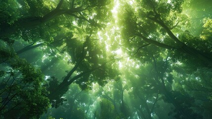 Beneath the verdant canopy