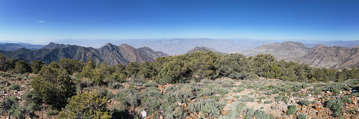 Grapevine Peak Summit Panorama Overlooking Death Valley