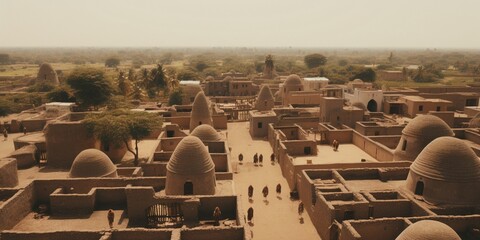Stunningly detailed matte painting of an ancient Arabian city
