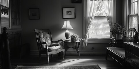Step into nostalgia with classic black and white interior design. Timeless charm and elegance await, evoking fond memories. 🖤✨