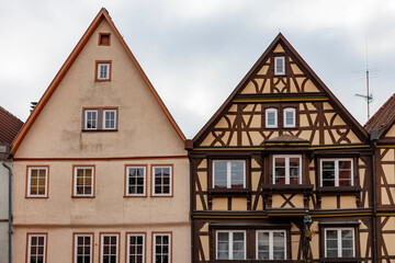 Half Timbering Building in Bad Wimpfen, Baden-Württemberg, Germany