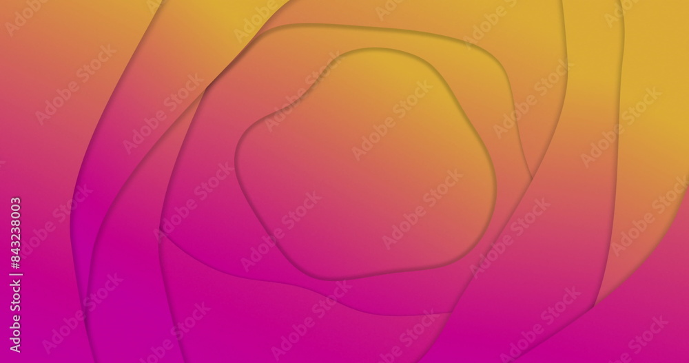 Poster image of circular pattern against gradient background