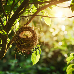 Bird and bird so nest 