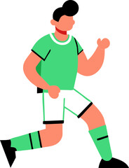 soccer player illustration