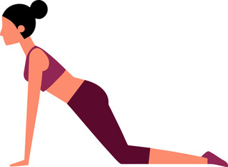 yoga pose illustration