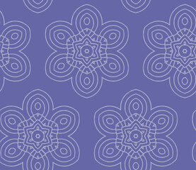 Mandala pattern textile design print bohemian boho batik fabric decorative background abstract india