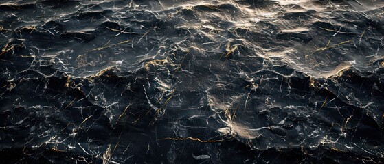 black colored granite pattern with light gray