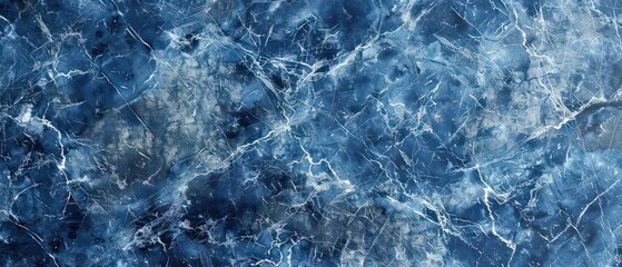 Fototapeta premium blue colored granite pattern with light gray