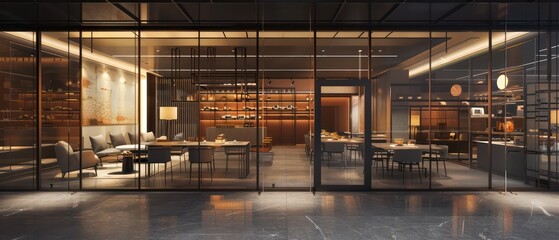 modern office environments without blocking sightlines, partitions offer a minimalist and contemporary design, ideal for creating separate work zones