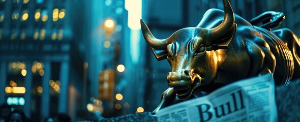 modern-wallpaper-stock-market-newspaper-with-the-word-bull-on-it-and