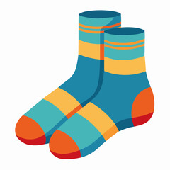 pair of colorful socks
