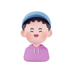 2030대 남녀 캐릭터 두상 3D아이콘