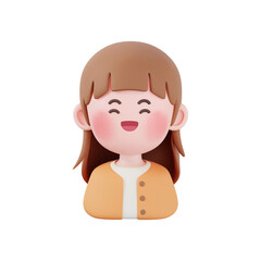 2030대 남녀 캐릭터 두상 3D아이콘