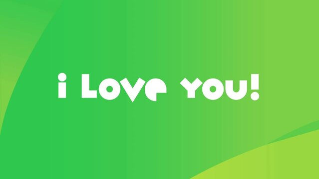 Happy Birthday Dad I love you greeting card; green background, white cool edgy letters - Powered by Adobe