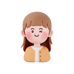 2030대 남녀 캐릭터 두상 3D아이콘