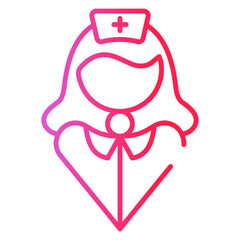 Nurse Avatar Gradient Linear