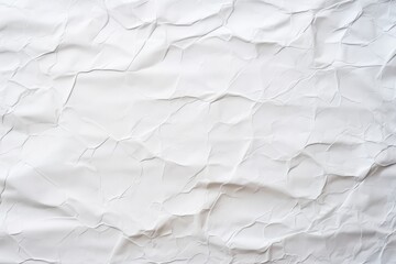 Fototapeta premium Crumpled white paper texture background