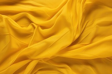 Vibrant yellow fabric texture