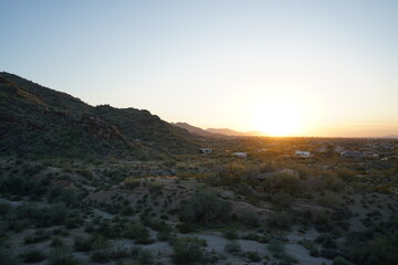 Sunset on Desert Mountain