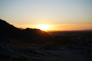 Sunset on Desert Mountain