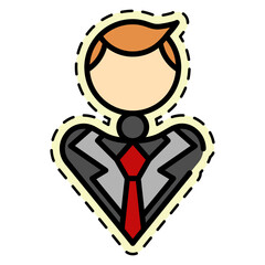 Businessman Avatar Sticker