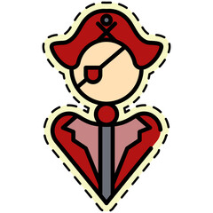 Pirate Avatar Sticker