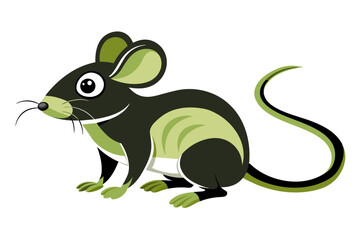 Mouse different style vector illustration line art