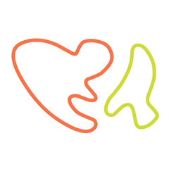 free form abstract shapes