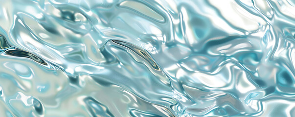 Obraz premium Abstract silver metallic texture background with shiny reflective surface, ideal for digital graphics and modern design projects.