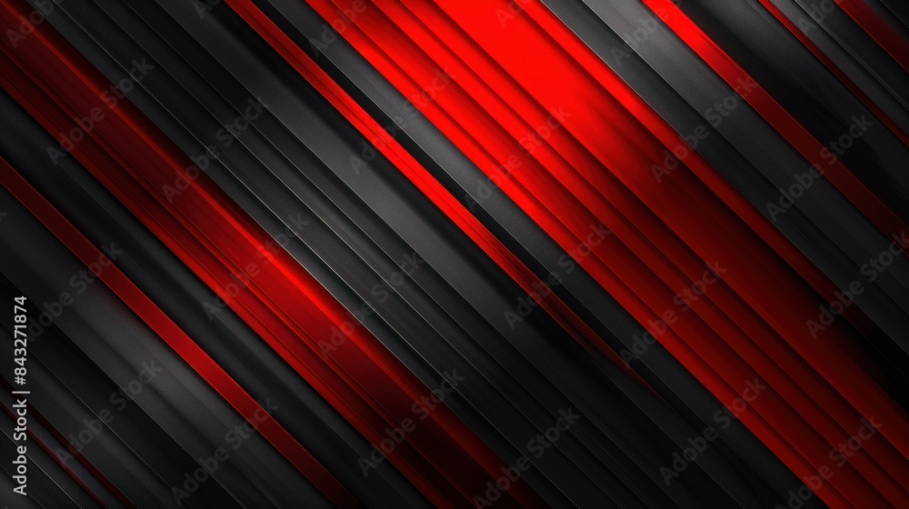 Wall mural abstract red and black are light pattern with the gradient is the with floor wall metal texture