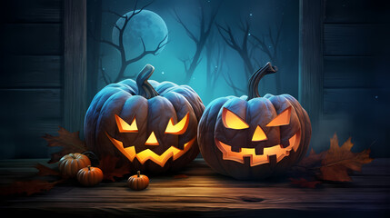 Obraz premium Halloween Pumpkin