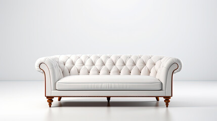 white luxury leather sofa