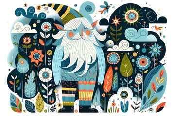 Ilustración infantil, hadas, elfos, cuento storybook. fantasía, princesa, reina, príncipe, rey, reino, mágico, variopinto, ilustración, arte, designio, decoraciones, empapelar, adorno, flor, color