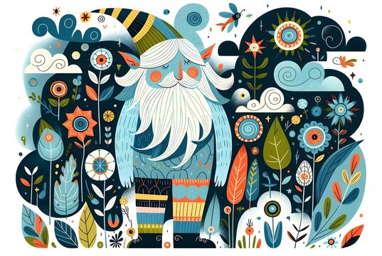 Ilustraci&oacute;n infantil, hadas, elfos, cuento storybook. fantas&iacute;a, princesa, reina, pr&iacute;ncipe, rey, reino, m&aacute;gico, variopinto, ilustraci&oacute;n, arte, designio, decoraciones, empapelar, adorno, flor, color