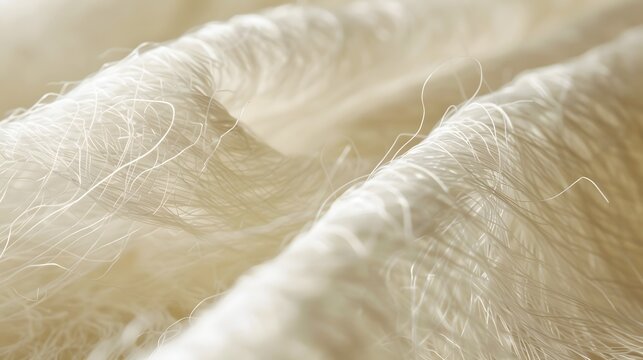A close-up of the fibers of a biodegradable paper, symbolizing eco-friendly and sustainable practices. for green product marketing materials or eco-conscious brand designs.