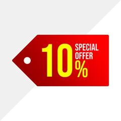 10% Sale Announcement Vector – Eye-Catching Discount Design