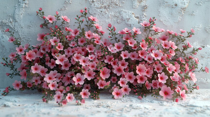 red and white flowers